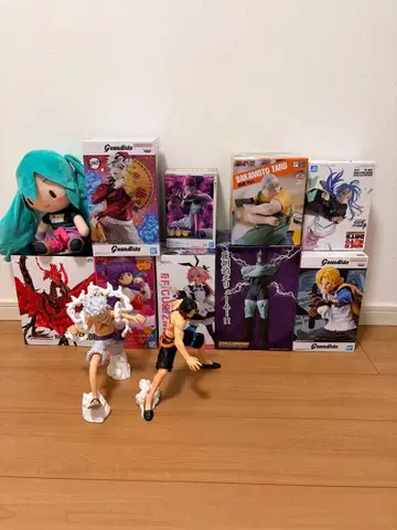 애니메이션 코믹 피규어 세트 낱개 판매 불가