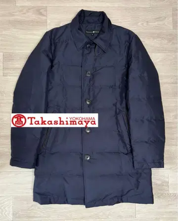 [TAKASHIMAYA] 다운 코트 M 사이즈 네이비