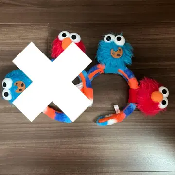 유니버설 스튜디오 재팬 USJ 엘모 쿠키 몬스터 머리띠