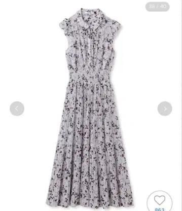 Sustainable 프릴 플리츠 원피스 snidel 스나이델