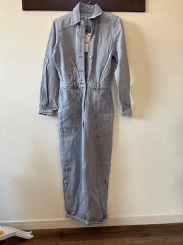 ZARA 라이트 그레이 올인원 XS 데님