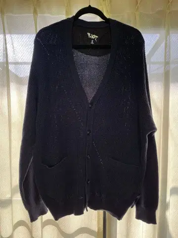 RIOT FACETASM 니트 가디건