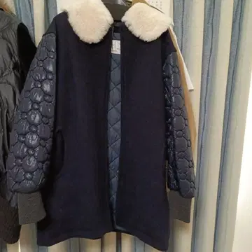 TSUBORI OGISATO 네이비 퀼팅 자켓