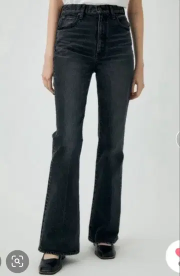 MOUSSY mvs 플레어 블랙 25