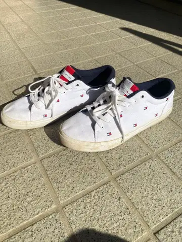 타미힐피거 스니커즈 화이트 26cm