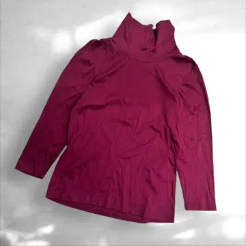 로라 애슐리 하이넥 긴팔 상의 개더넥 이너 면 M ( D1