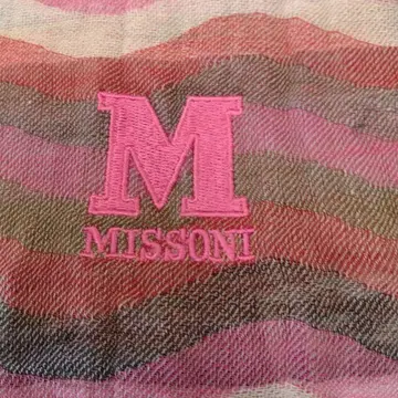 MISSONI 파도 무늬 스톨 핑크 계열