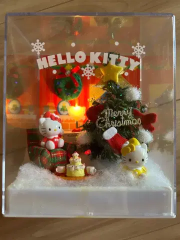 헬로키티 KT 디오라마 트리 DX 크리스마스 희귀! 레어!