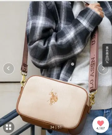 미사용 새상품 U.S. POLO ASSN. 크로스바디 숄더백