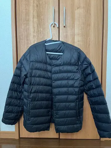 무인양품 포켓터블 다운 자켓 M 사이즈