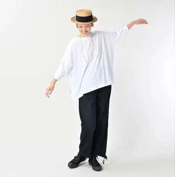 45R 45별 빅 T셔츠