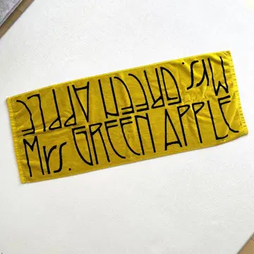 Mrs. GREEN APPLE 바벨탑 타월 굿즈