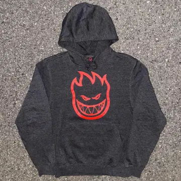 00s Spitfire 프레임 로고 프린트 후디 후드티 스케이터