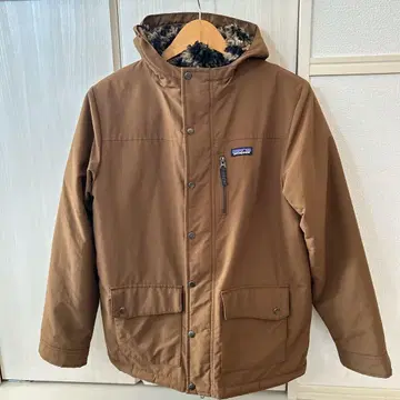 Patagonia 후드 부착 브라운 인페르노 자켓