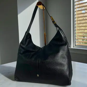 새상품급 사자비 A4 가능 원 숄더백 올 가죽 주름 가죽 숄더 블랙