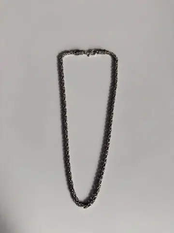 SILVER925 TRIVAL DESIGN S FOOK NECKLACE