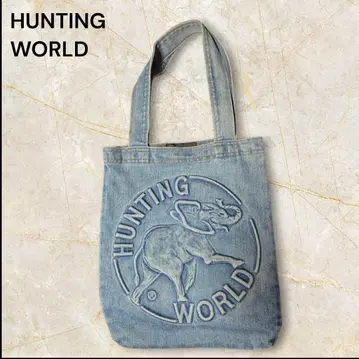 USA제 헌팅월드 토트백 데님백 중고