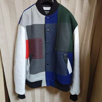 FACETASM 패치워크 바시티 자켓 사이즈 3