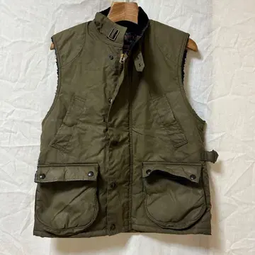 [ LOSTHILLS ] 오일드 코튼 보아 안감 베스트 S 로스트힐즈