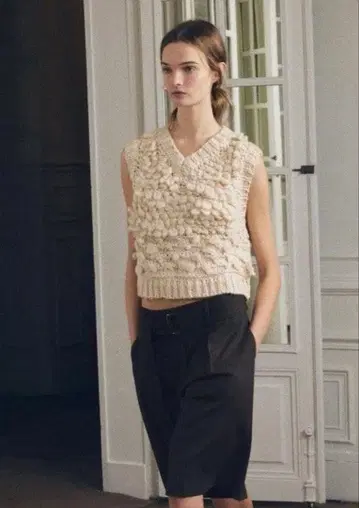 [새상품급] ZARA 구조 니트 베스트