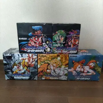 문고본 죠죠의 기묘한 모험 박스 1-6부 세트 엽서 포함