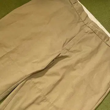 90s USA제 이행기 Dickies 더블니 워크 팬츠 카키 베이지