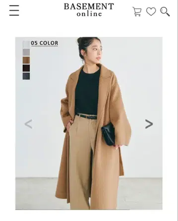 basement online 리버 롱 코트
