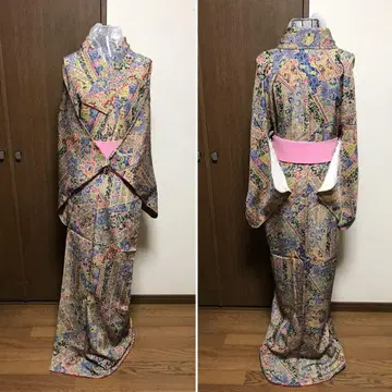 솔기 부착!! 지사문 사라사문 이중 기모노