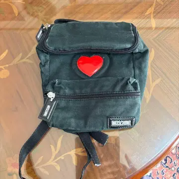 레트로 MOSCHINO 블랙 백팩