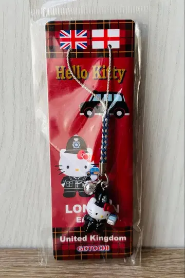 헬로키티 런던 폴리스 펜던트 스트랩