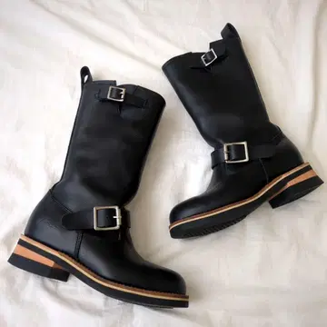 컨디션 최상 요스케 엔지니어 부츠 블랙 23.5cm