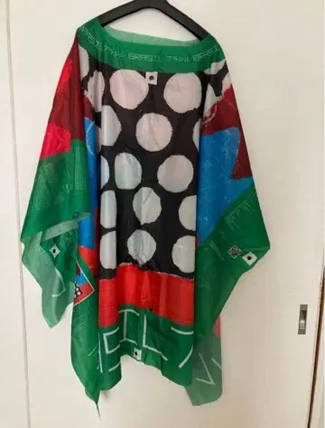 오사카 만박 브라질 파빌리온 한정판 디자인 판초 파랑고레