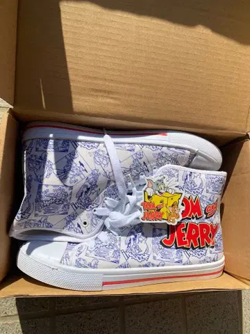 톰과 제리 하이컷 스니커즈 27.0cm
