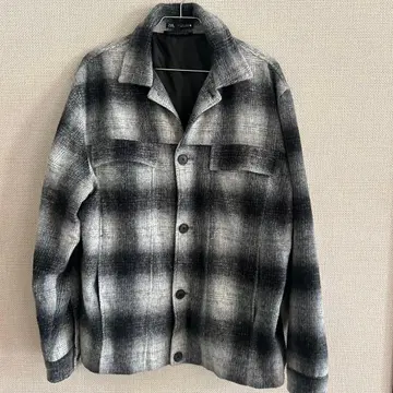 ZARA 버튼 포함 셔츠 자켓 L