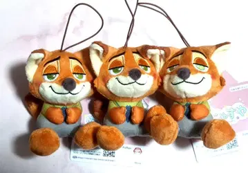 무냐스야 마스코트 주토피아 닉 3개 세트 라운드원 한정판