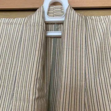 스트라이프 명주 기모노 요잔