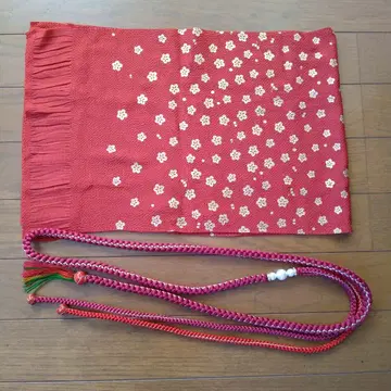 후리소데 오비 장식 천 허리띠 세트