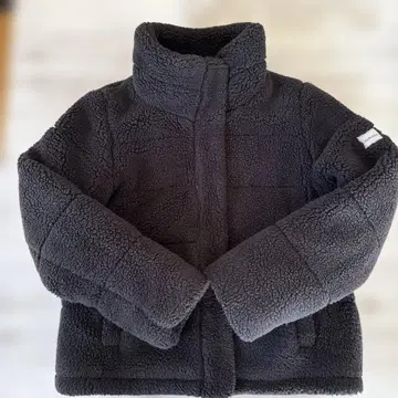 CALVIN KLEIN 블랙 플리스 자켓