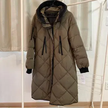 sakishimatokyo premium 배색 퀼팅 다운 코트