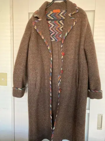 MISSONI 미쏘니 브라운 롱 코트 배송비 포함