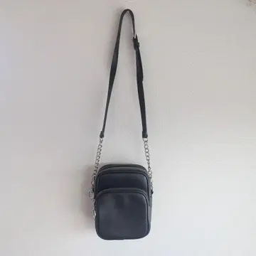 MURUA 체인 숄더백 블랙
