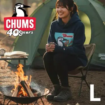 한정품 참스 CHUMS 40주년 후드티 트레이닝복 풀오버 L