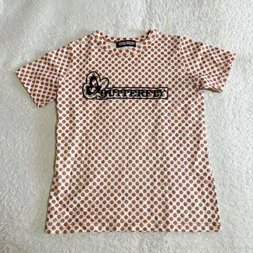 캔디스트리퍼 도트 무늬 T셔츠 상의 M