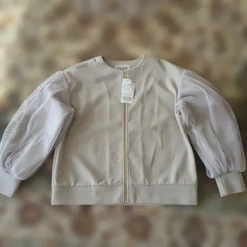 le.coeur blanc 노카라 자켓 38 베이지