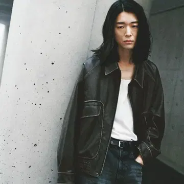 WYM 블랙 가죽 자켓 사이즈 s