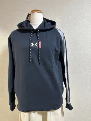 언더아머 블랙 후드티 농구 SM