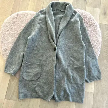 SHIPS 숄카라 울 가디건 깔끔한 캐주얼 심플