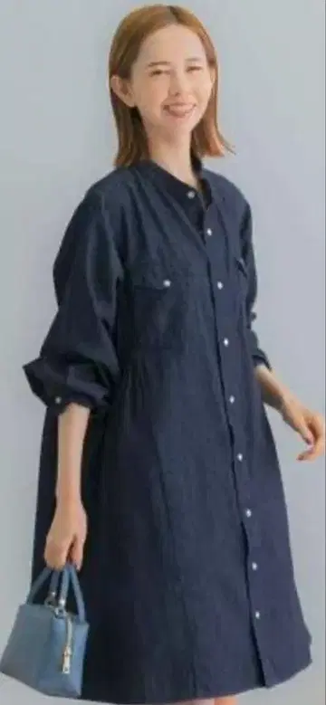 랑겔라 ROSSO 데님 원피스