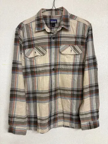 patagonia 오가닉 코튼 체크 플란넬 셔츠 S