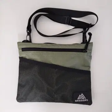 GREGORY 숄더백 올리브 그린/블랙